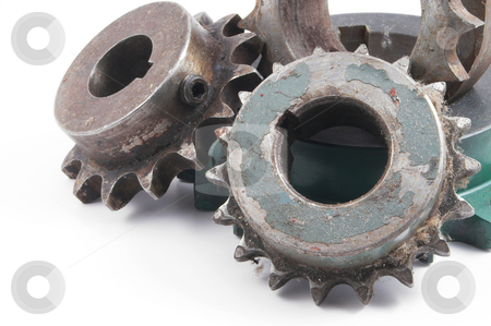 To use this stock image in your creative project, please select the size you need over to the right and click the "Add to Cart" button.
Your downloaded image will come with the Cutcaster watermark removed so don’t worry about the watermark you see on this page. Sprockets stock photo, Industrial type sprockets - spare machine repair parts. by Robert Byron