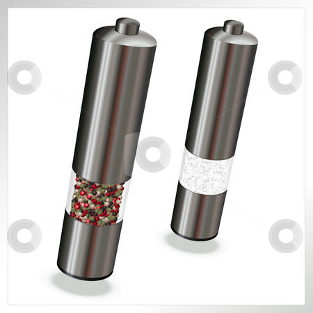 To use this stock image in your creative project, please select the size you need over to the right and click the "Add to Cart" button.
Your downloaded image will come with the Cutcaster watermark removed so don’t worry about the watermark you see on this page. Salt n Pepper stock vector clipart, Salt n Pepper electric mills, vector illustration by Tilo