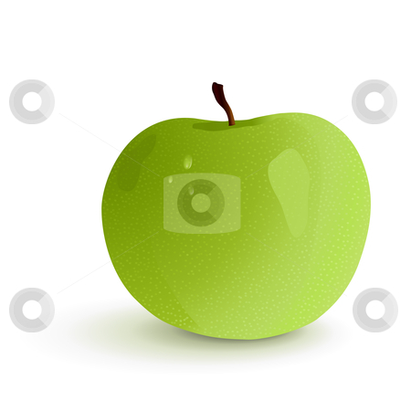 To use this stock image in your creative project, please select the size you need over to the right and click the "Add to Cart" button.
Your downloaded image will come with the Cutcaster watermark removed so don’t worry about the watermark you see on this page. Green apple stock vector clipart, Shiny granny smith apple, vector illustration by Tilo