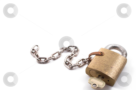 To use this stock image in your creative project, please select the size you need over to the right and click the "Add to Cart" button.
Your downloaded image will come with the Cutcaster watermark removed so don’t worry about the watermark you see on this page. Brass Padlock stock photo, A very heavy duty industrial brass padlock. by Robert Byron