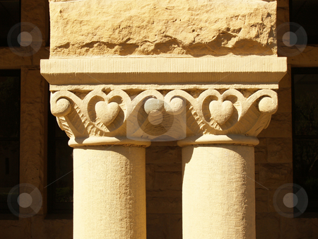 To use this stock image in your creative project, please select the size you need over to the right and click the "Add to Cart" button.
Your downloaded image will come with the Cutcaster watermark removed so don’t worry about the watermark you see on this page. Architectural detail of stone columns carving and texture stock photo, Two column supports with detail showing carvings and texture by Jeff Cleveland