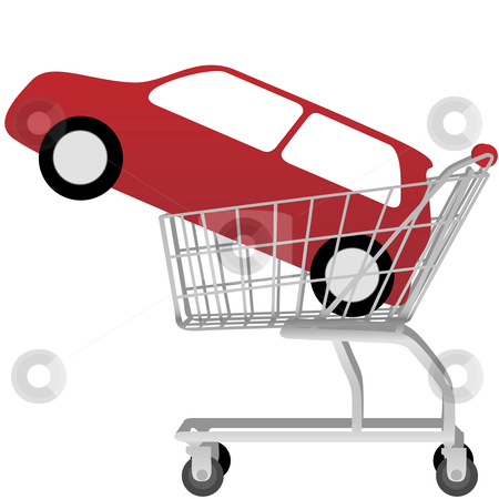 To use this stock image in your creative project, please select the size you need over to the right and click the "Add to Cart" button.
Your downloaded image will come with the Cutcaster watermark removed so don’t worry about the watermark you see on this page. Big red auto inside a shopping cart stock vector clipart, Car Buying: a big red automobile inside a shopping cart, on white. by Michael Brown