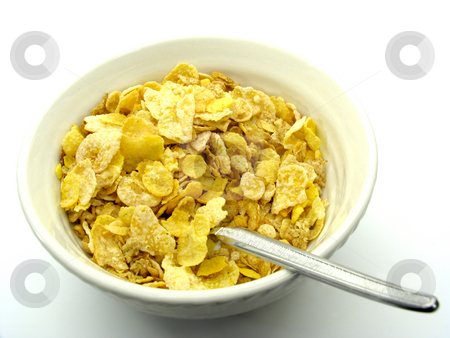 To use this stock image in your creative project, please select the size you need over to the right and click the "Add to Cart" button.
Your downloaded image will come with the Cutcaster watermark removed so don’t worry about the watermark you see on this page. Cereal in bowl stock photo, Cereal flakse in bowl with spoon by Anita Peppers