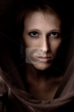 To use this stock image in your creative project, please select the size you need over to the right and click the "Add to Cart" button.
Your downloaded image will come with the Cutcaster watermark removed so don’t worry about the watermark you see on this page. Making strong eye contact stock photo, Studio portrait of a cute and beautifull girl in a turtle neck sweater making eye contact by Frenk and Danielle Kaufmann