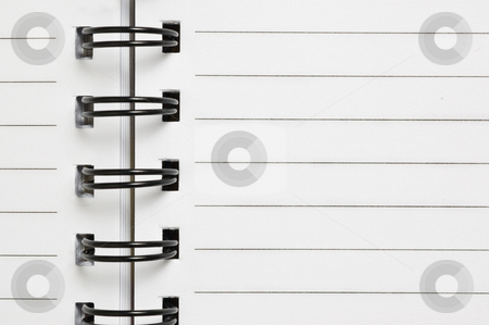 To use this stock image in your creative project, please select the size you need over to the right and click the "Add to Cart" button.
Your downloaded image will come with the Cutcaster watermark removed so don’t worry about the watermark you see on this page. Spiral notebook. stock photo, Spiral notebook, with lined sheets, close up shot. by Pablo Caridad