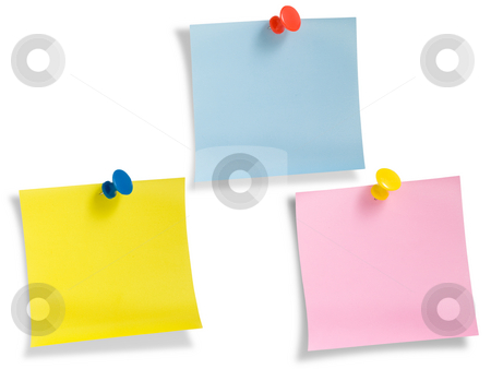 To use this stock image in your creative project, please select the size you need over to the right and click the "Add to Cart" button.
Your downloaded image will come with the Cutcaster watermark removed so don’t worry about the watermark you see on this page. Three notes with thumbtack isolated on white stock photo, Three notes with thumbtack isolated on white background, clipping path. by Pablo Caridad