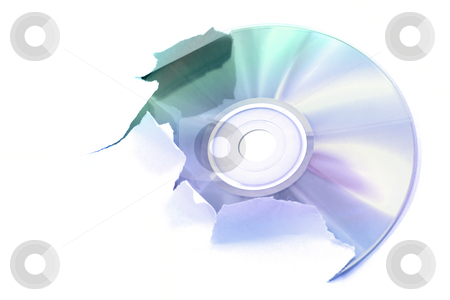 To use this stock image in your creative project, please select the size you need over to the right and click the "Add to Cart" button.
Your downloaded image will come with the Cutcaster watermark removed so don’t worry about the watermark you see on this page. Digital creation stock photo, Laser disk tearing a white paper, illustration by Tilo