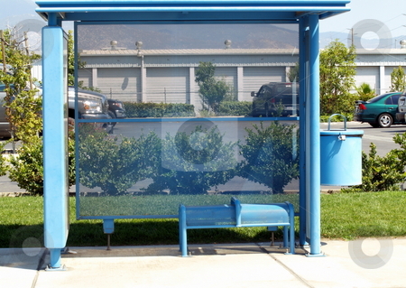 To use this stock image in your creative project, please select the size you need over to the right and click the "Add to Cart" button.
Your downloaded image will come with the Cutcaster watermark removed so don’t worry about the watermark you see on this page. Bus Stop stock photo, Colorful, unique bus stop structure by Joseph Ligori