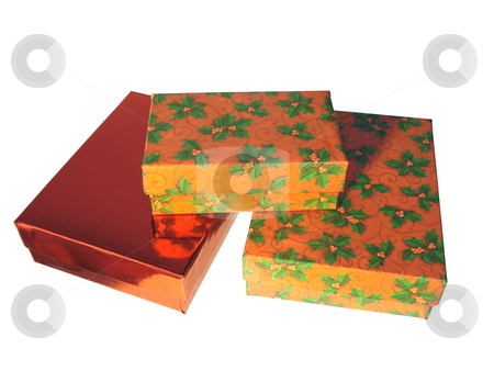 To use this stock image in your creative project, please select the size you need over to the right and click the "Add to Cart" button.
Your downloaded image will come with the Cutcaster watermark removed so don’t worry about the watermark you see on this page. Christmas gift boxes. stock photo, Christmas gift boxes isolated on white background. by Todd Dixon