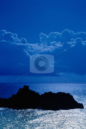 To use this stock image in your creative project, please select the size you need over to the right and click the "Add to Cart" button.
Your downloaded image will come with the Cutcaster watermark removed so don’t worry about the watermark you see on this page. MPIXIS250464 stock photo, Silhouetted island in sea by Mpixis World
