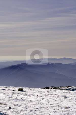 To use this stock image in your creative project, please select the size you need over to the right and click the "Add to Cart" button.
Your downloaded image will come with the Cutcaster watermark removed so don’t worry about the watermark you see on this page. Sunset in the mountain stock photo, Sunset from one mountain top with snow by Paulo Resende