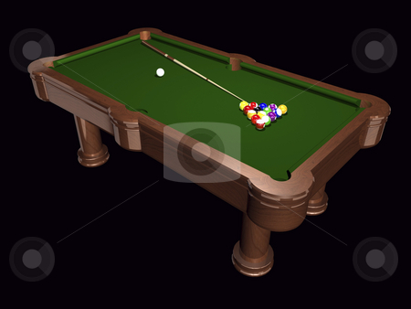 To use this stock image in your creative project, please select the size you need over to the right and click the "Add to Cart" button.
Your downloaded image will come with the Cutcaster watermark removed so don’t worry about the watermark you see on this page. Pool Table stock photo, 3D pool table on black background by John Teeter