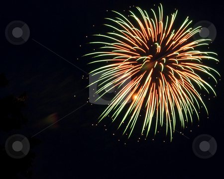 To use this stock image in your creative project, please select the size you need over to the right and click the "Add to Cart" button.
Your downloaded image will come with the Cutcaster watermark removed so don’t worry about the watermark you see on this page. Fireworks stock photo, Independence day fireworks by Bill Parmentier