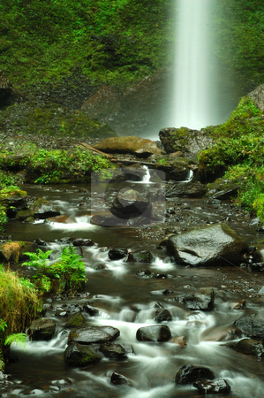 To use this stock image in your creative project, please select the size you need over to the right and click the "Add to Cart" button.
Your downloaded image will come with the Cutcaster watermark removed so don’t worry about the watermark you see on this page. Heavenly falls stock photo, Silky water flowing into a stream from a waterfall by Nilanjan Bhattacharya