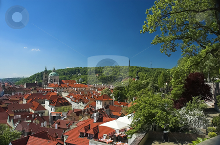 To use this stock image in your creative project, please select the size you need over to the right and click the "Add to Cart" button.
Your downloaded image will come with the Cutcaster watermark removed so don’t worry about the watermark you see on this page. Prague rooftops stock photo, View of Prague from Prague Castle by Pierre Landry