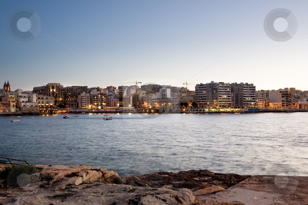 To use this stock image in your creative project, please select the size you need over to the right and click the "Add to Cart" button.
Your downloaded image will come with the Cutcaster watermark removed so don’t worry about the watermark you see on this page. Malta stock photo, Saint Julians Bay in Malta by Tyler Olson
