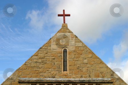 To use this stock image in your creative project, please select the size you need over to the right and click the "Add to Cart" button.
Your downloaded image will come with the Cutcaster watermark removed so don’t worry about the watermark you see on this page. Church Top stock photo, Side view of a church roof with a cross on top by Henrik Lehnerer
