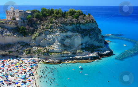 To use this stock image in your creative project, please select the size you need over to the right and click the "Add to Cart" button.
Your downloaded image will come with the Cutcaster watermark removed so don’t worry about the watermark you see on this page. Tropea peninsola with beach stock photo, Scenic landscape with beach and Tropea peninsola by Natalia Macheda