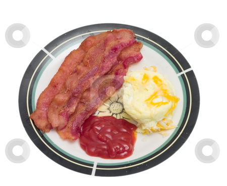 To use this stock image in your creative project, please select the size you need over to the right and click the "Add to Cart" button.
Your downloaded image will come with the Cutcaster watermark removed so don’t worry about the watermark you see on this page. Eggs and Bacon stock photo, Breakfast meal of bacon and eggs isolated on a white background by Johan Knelsen
