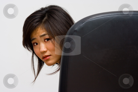 To use this stock image in your creative project, please select the size you need over to the right and click the "Add to Cart" button.
Your downloaded image will come with the Cutcaster watermark removed so don’t worry about the watermark you see on this page. Beautiful surprised Oriental woman stock photo, Beautiful Oriental woman with looking surprised by Paul Hakimata