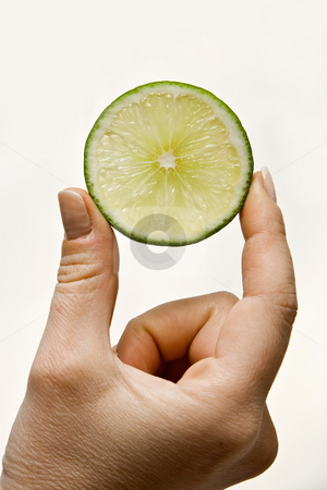 To use this stock image in your creative project, please select the size you need over to the right and click the "Add to Cart" button.
Your downloaded image will come with the Cutcaster watermark removed so don’t worry about the watermark you see on this page. Lime slice in hand stock photo, Woman hand holding up a slice of lime, isolated on white by Paul Hakimata