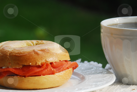 To use this stock image in your creative project, please select the size you need over to the right and click the "Add to Cart" button.
Your downloaded image will come with the Cutcaster watermark removed so don’t worry about the watermark you see on this page. Lox and Bagel stock photo, by Timothy OLeary