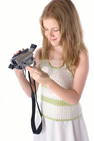 To use this stock image in your creative project, please select the size you need over to the right and click the "Add to Cart" button.
Your downloaded image will come with the Cutcaster watermark removed so don’t worry about the watermark you see on this page. Little girls with video camera stock photo, Little girls with video camera,Isolated On White by Vadim Maier