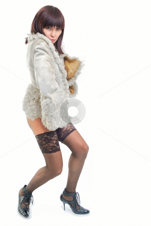 To use this stock image in your creative project, please select the size you need over to the right and click the "Add to Cart" button.
Your downloaded image will come with the Cutcaster watermark removed so don’t worry about the watermark you see on this page. Girl in short fur coat stock photo, Girl in short fur coat by Vadim Maier