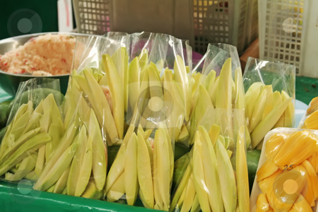 To use this stock image in your creative project, please select the size you need over to the right and click the "Add to Cart" button.
Your downloaded image will come with the Cutcaster watermark removed so don’t worry about the watermark you see on this page. Prepared fruits stock photo, Cut prepared fruits from street vendor in thailand by Kheng Guan Toh