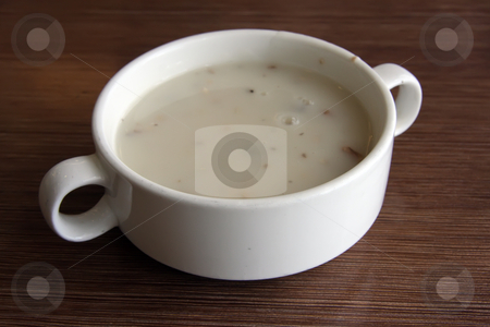 To use this stock image in your creative project, please select the size you need over to the right and click the "Add to Cart" button.
Your downloaded image will come with the Cutcaster watermark removed so don’t worry about the watermark you see on this page. Mushroom soup stock photo, Cream of mushroom soup in white ceramic bowl by Kheng Guan Toh