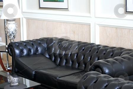 To use this stock image in your creative project, please select the size you need over to the right and click the "Add to Cart" button.
Your downloaded image will come with the Cutcaster watermark removed so don’t worry about the watermark you see on this page. Sofa waiting room stock photo, Elegant waiting area living room with sofas by Kheng Guan Toh