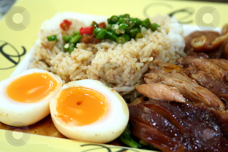 To use this stock image in your creative project, please select the size you need over to the right and click the "Add to Cart" button.
Your downloaded image will come with the Cutcaster watermark removed so don’t worry about the watermark you see on this page. Stewed pork chinese stock photo, Stewed pork with soya sauce on rice traditional chinese dish by Kheng Guan Toh