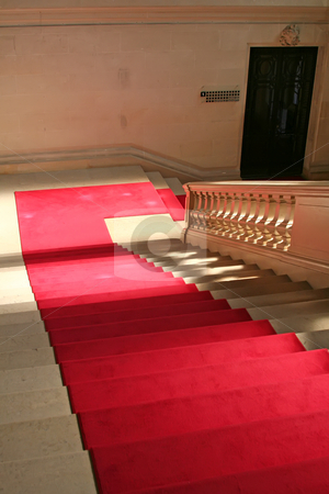 To use this stock image in your creative project, please select the size you need over to the right and click the "Add to Cart" button.
Your downloaded image will come with the Cutcaster watermark removed so don’t worry about the watermark you see on this page. Red carpet stock photo, Red carpet on clasically designed marble staircase by Kheng Guan Toh