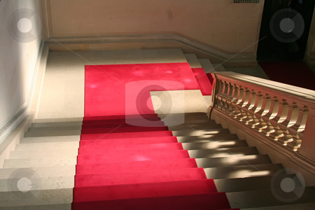 To use this stock image in your creative project, please select the size you need over to the right and click the "Add to Cart" button.
Your downloaded image will come with the Cutcaster watermark removed so don’t worry about the watermark you see on this page. Red carpet stock photo, Red carpet on clasically designed marble staircase by Kheng Guan Toh
