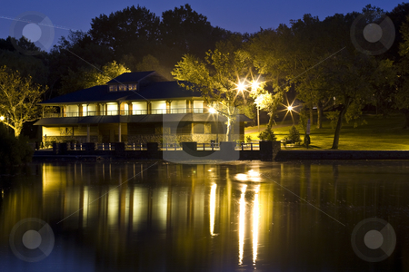 To use this stock image in your creative project, please select the size you need over to the right and click the "Add to Cart" button.
Your downloaded image will come with the Cutcaster watermark removed so don’t worry about the watermark you see on this page. Clubhouse night lowlight stock photo, Night photographs of park clubhouse by Seph Daradar