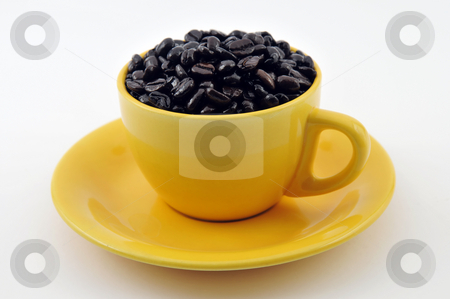 To use this stock image in your creative project, please select the size you need over to the right and click the "Add to Cart" button.
Your downloaded image will come with the Cutcaster watermark removed so don’t worry about the watermark you see on this page. Cup with coffe beans stock photo, Yellow cup full with coffe beans isolated on white by Csaba Zsarnowszky