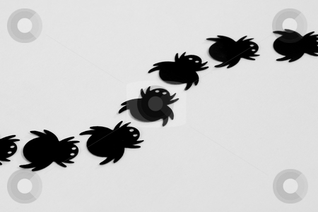 To use this stock image in your creative project, please select the size you need over to the right and click the "Add to Cart" button.
Your downloaded image will come with the Cutcaster watermark removed so don’t worry about the watermark you see on this page. Black spiders stock photo, Creepy halloween decorations, plastic toy spiders by Stephen Gibson