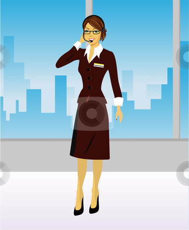 To use this stock image in your creative project, please select the size you need over to the right and click the "Add to Cart" button.
Your downloaded image will come with the Cutcaster watermark removed so don’t worry about the watermark you see on this page. Customer Service Representative stock vector clipart, by R. B.
