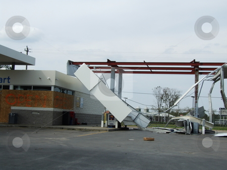 To use this stock image in your creative project, please select the size you need over to the right and click the "Add to Cart" button.
Your downloaded image will come with the Cutcaster watermark removed so don’t worry about the watermark you see on this page. Hurricane Damaged Gas Station stock photo, Gas Station severely damaged by Hurricane Ike. by Marburg