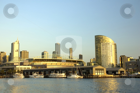 To use this stock image in your creative project, please select the size you need over to the right and click the "Add to Cart" button.
Your downloaded image will come with the Cutcaster watermark removed so don’t worry about the watermark you see on this page. Melbourne Docklands at Dusk stock photo, Docklands development in the Australian city of Melbourne by Lee Torrens