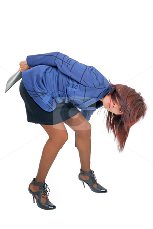 To use this stock image in your creative project, please select the size you need over to the right and click the "Add to Cart" button.
Your downloaded image will come with the Cutcaster watermark removed so don’t worry about the watermark you see on this page. Asian Office Woman stock photo, Asiatic office woman with file on white background by Vadim Maier