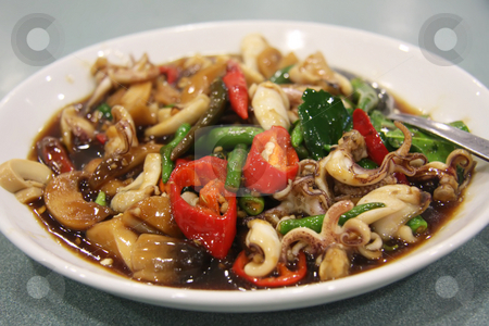To use this stock image in your creative project, please select the size you need over to the right and click the "Add to Cart" button.
Your downloaded image will come with the Cutcaster watermark removed so don’t worry about the watermark you see on this page. Spicy squid stock photo, Spicy squid traditional thai cuisine by Kheng Guan Toh