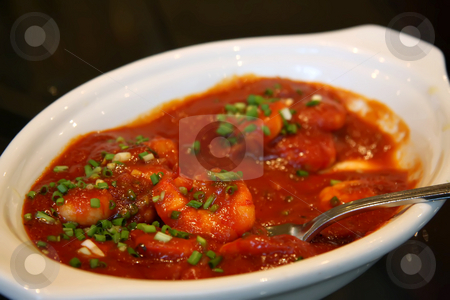 To use this stock image in your creative project, please select the size you need over to the right and click the "Add to Cart" button.
Your downloaded image will come with the Cutcaster watermark removed so don’t worry about the watermark you see on this page. Shrimp gumbo stock photo, Shrimp gumbo prawns in spicy tomato sauce dish by Kheng Guan Toh
