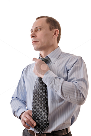 To use this stock image in your creative project, please select the size you need over to the right and click the "Add to Cart" button.
Your downloaded image will come with the Cutcaster watermark removed so don’t worry about the watermark you see on this page. Man tie necktie stock photo, Man in the morning tie tie by Vadim Maier