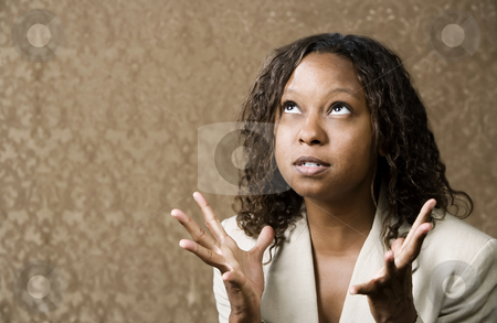 To use this stock image in your creative project, please select the size you need over to the right and click the "Add to Cart" button.
Your downloaded image will come with the Cutcaster watermark removed so don’t worry about the watermark you see on this page. Stressed Pretty African-American Woman stock photo, Close-Up Portrait of a Stressed African-American Woman by Scott Griessel