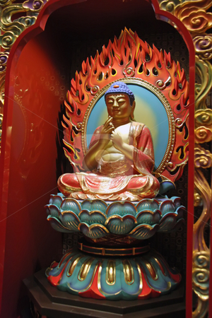 To use this stock image in your creative project, please select the size you need over to the right and click the "Add to Cart" button.
Your downloaded image will come with the Cutcaster watermark removed so don’t worry about the watermark you see on this page. Golden statue of buddha inside a chinese temple stock photo, Golden statue of buddha inside a chinese temple by Kheng Guan Toh