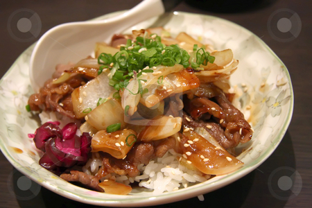 To use this stock image in your creative project, please select the size you need over to the right and click the "Add to Cart" button.
Your downloaded image will come with the Cutcaster watermark removed so don’t worry about the watermark you see on this page. Japanese beef stock photo, Serving of teppenyaki japanese cooked beef dish by Kheng Guan Toh
