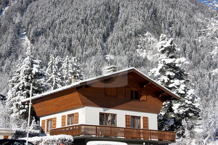 To use this stock image in your creative project, please select the size you need over to the right and click the "Add to Cart" button.
Your downloaded image will come with the Cutcaster watermark removed so don’t worry about the watermark you see on this page. Alpine cabin stock photo, Traditional alpine cabin in the mountains of Chamonix French Alps by Kheng Guan Toh