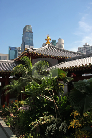 To use this stock image in your creative project, please select the size you need over to the right and click the "Add to Cart" button.
Your downloaded image will come with the Cutcaster watermark removed so don’t worry about the watermark you see on this page. Temple against city stock photo, Ancient chinese temple against modern city skyline with skyscraper by Kheng Guan Toh