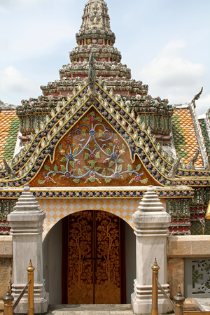 To use this stock image in your creative project, please select the size you need over to the right and click the "Add to Cart" button.
Your downloaded image will come with the Cutcaster watermark removed so don’t worry about the watermark you see on this page. Emerald buddha temple stock photo, Architecture detail in the Emerald buddha temple in Bangkok Thailand by Kheng Guan Toh
